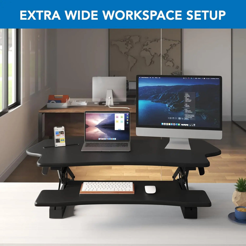 48-Inch Wide Sit-Stand Desk Riser