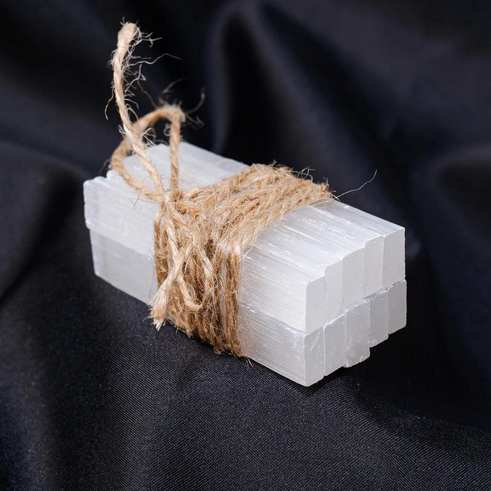 Natural Moroccan Selenite Crystal Bar