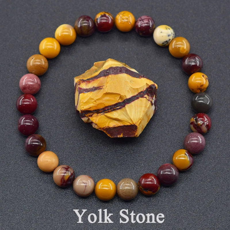 Natural Stone Bead Bracelet Collection