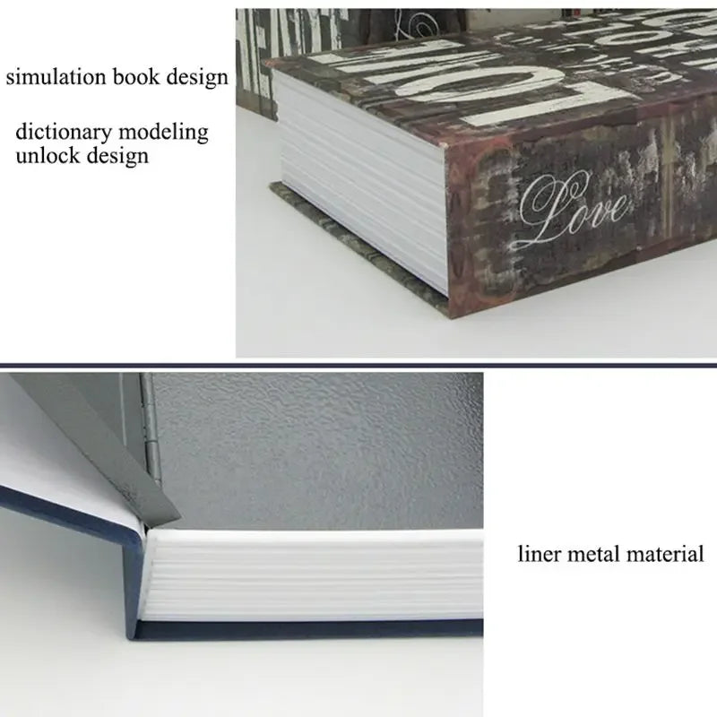 Simulated Book Safe Storage Box