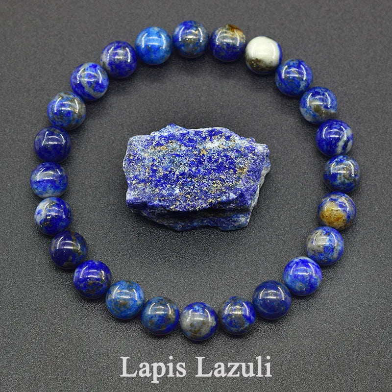 Natural Stone Bead Bracelet Collection
