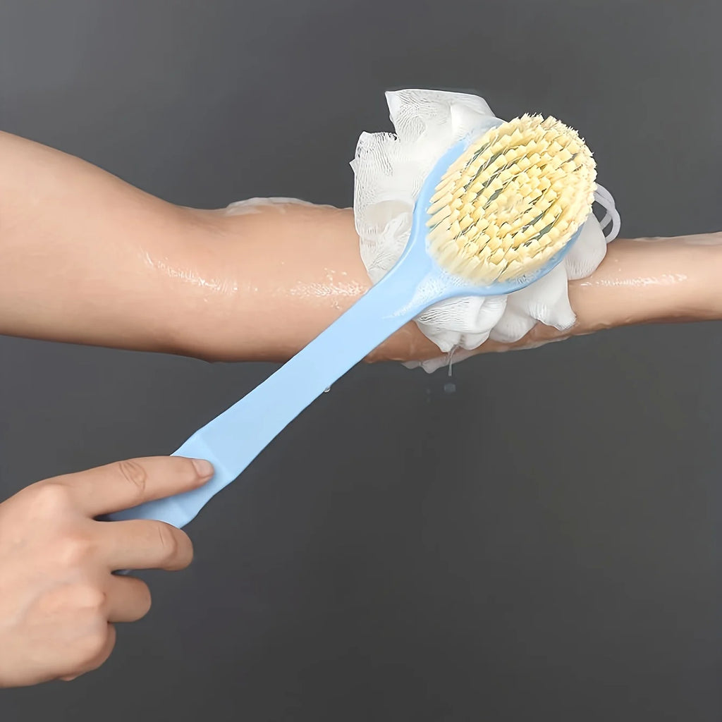 Long Handle Soft Shower Body Scrubber
