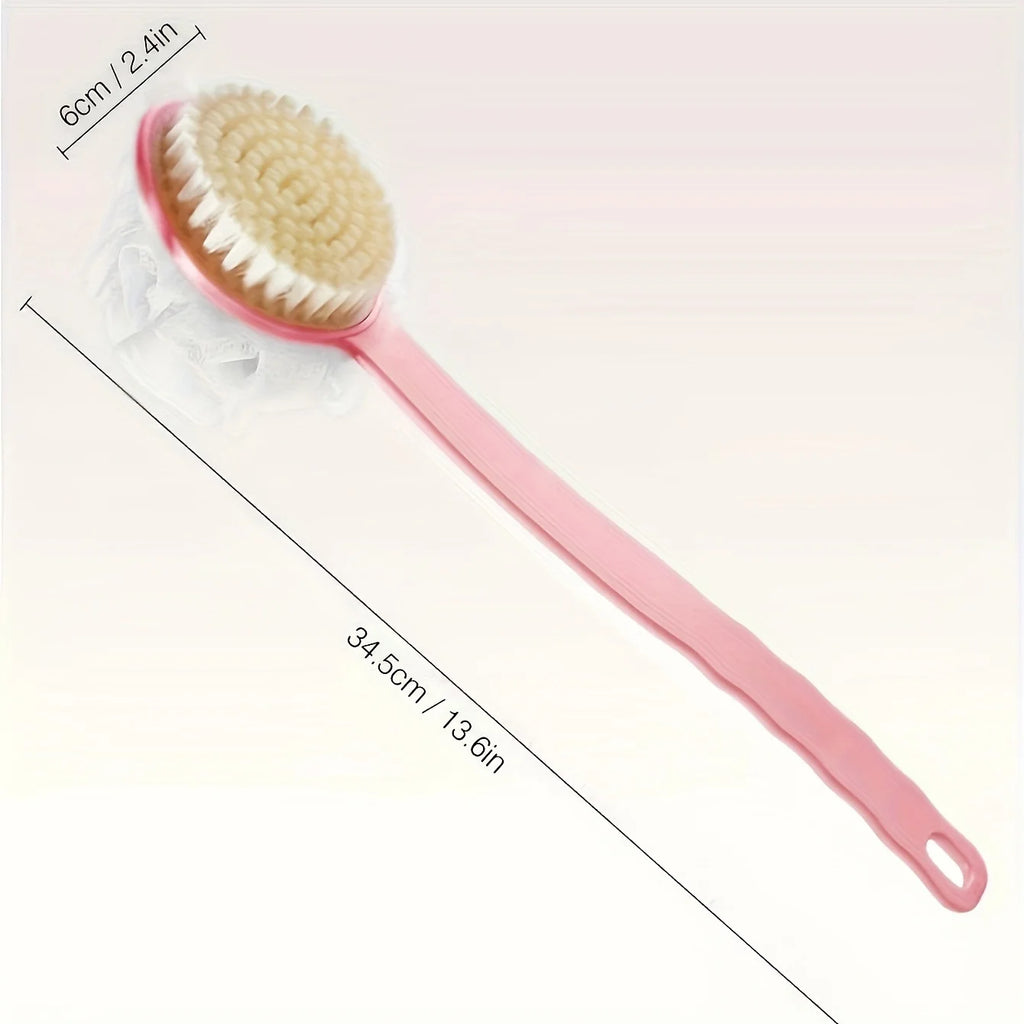 Long Handle Soft Shower Body Scrubber
