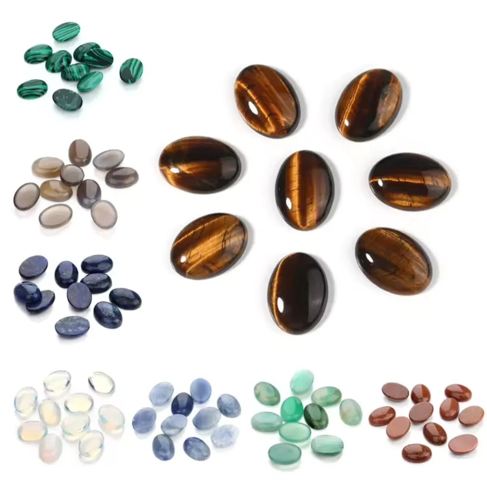 Natural Stone Oval Cabochons