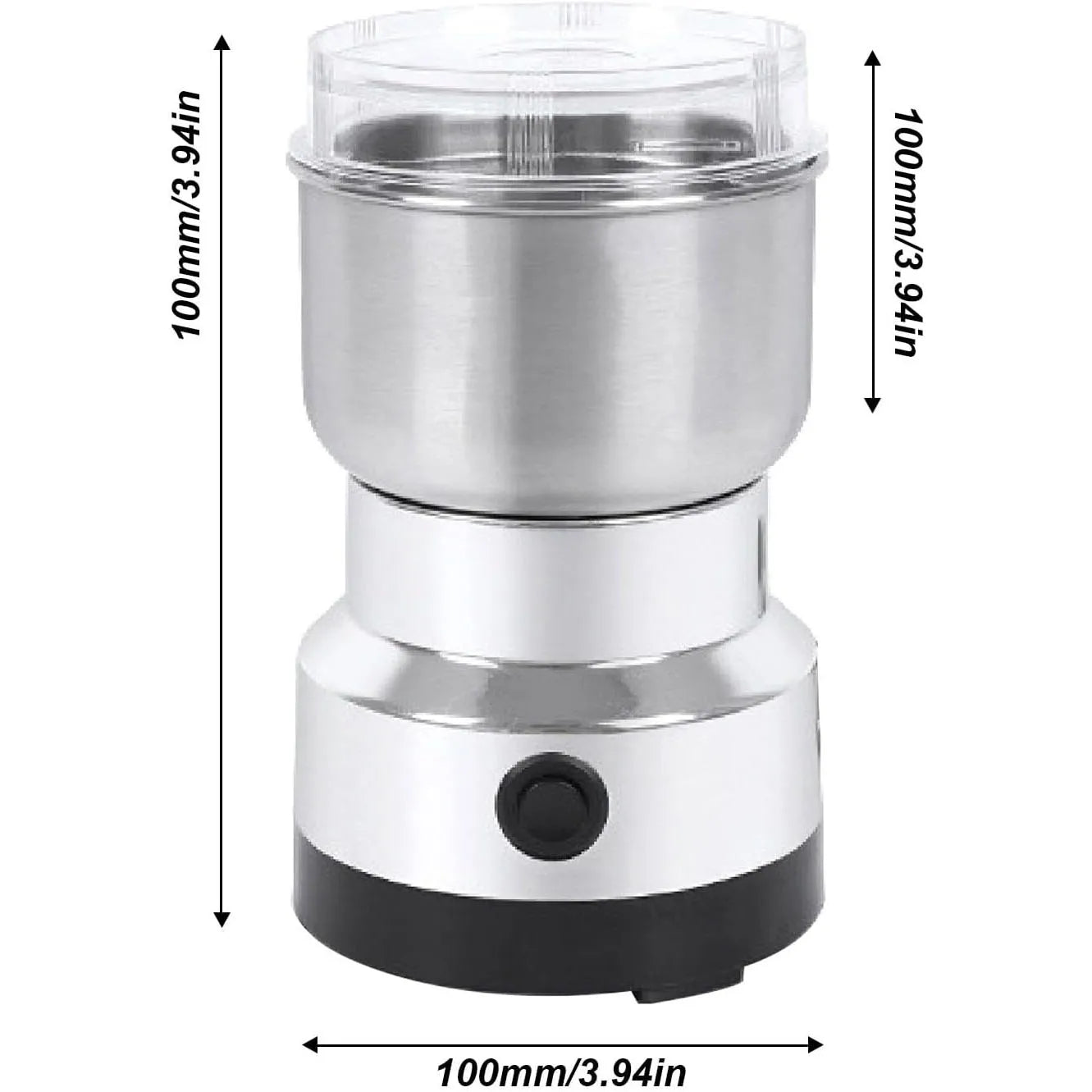 Electric Four-Blade Coffee and Spice Grinder