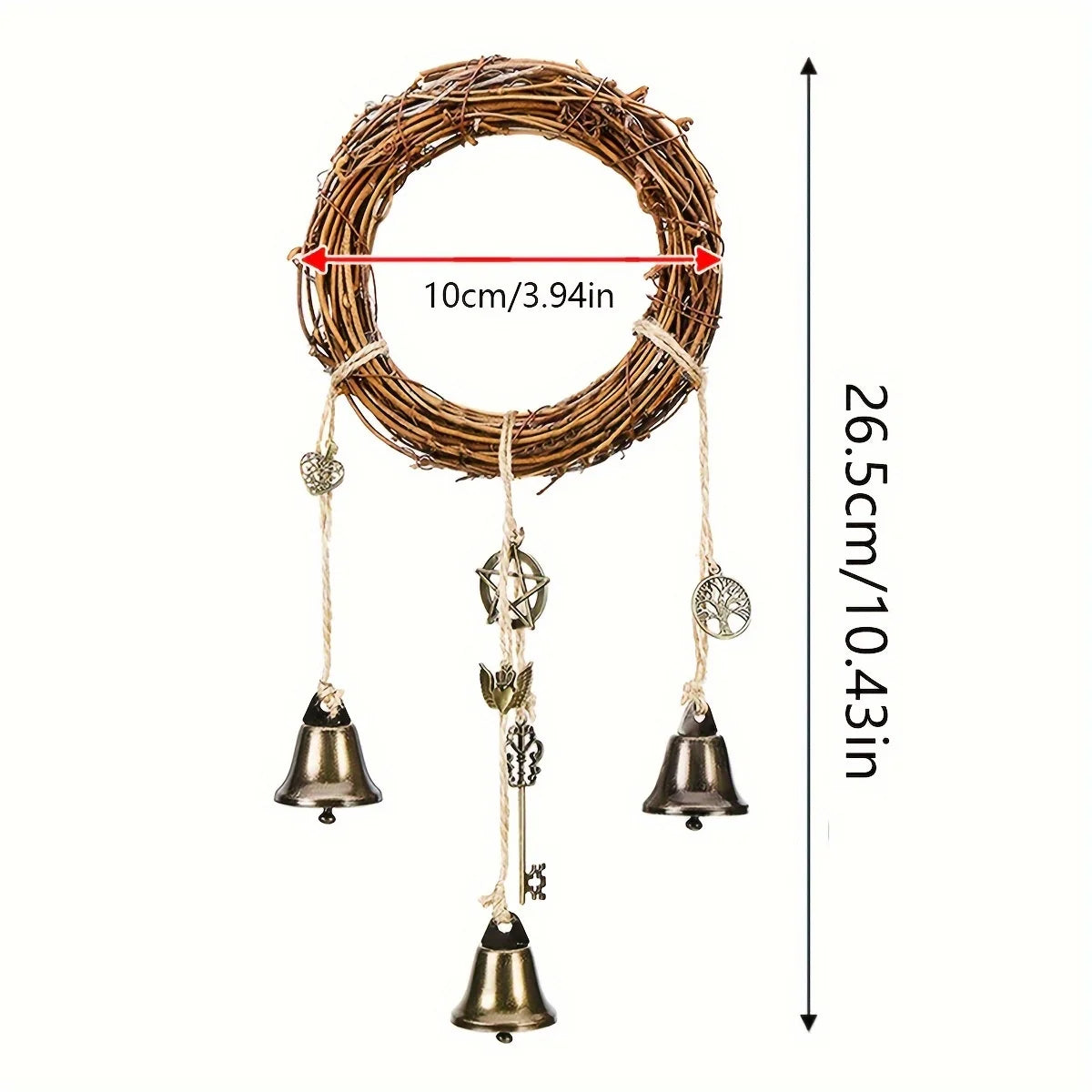 Vintage Bell Door Charm Decor