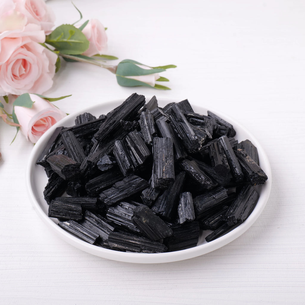50 g Black Tourmaline Stone Pieces