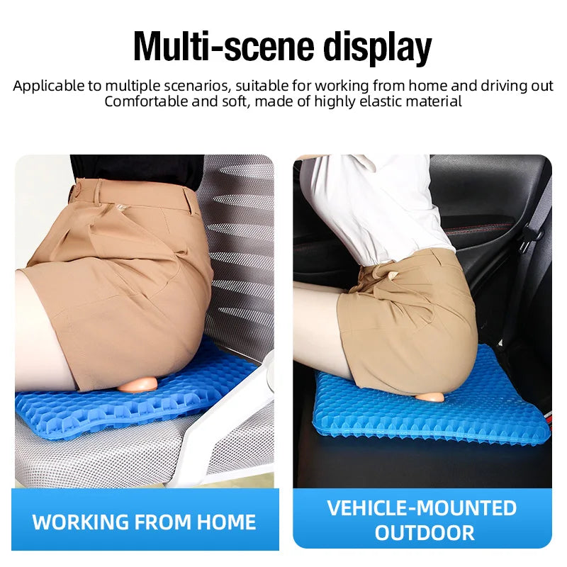 Silicone Seat Cushion with Removable Cover