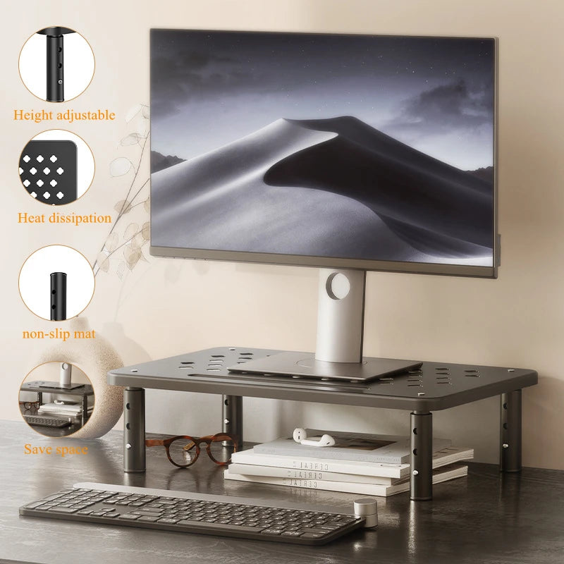 Adjustable Desk Monitor Stand