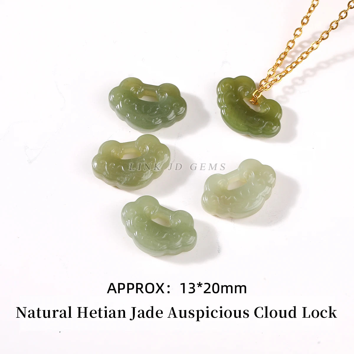 Natural Hetian Jade Pixiu Buddha Bead