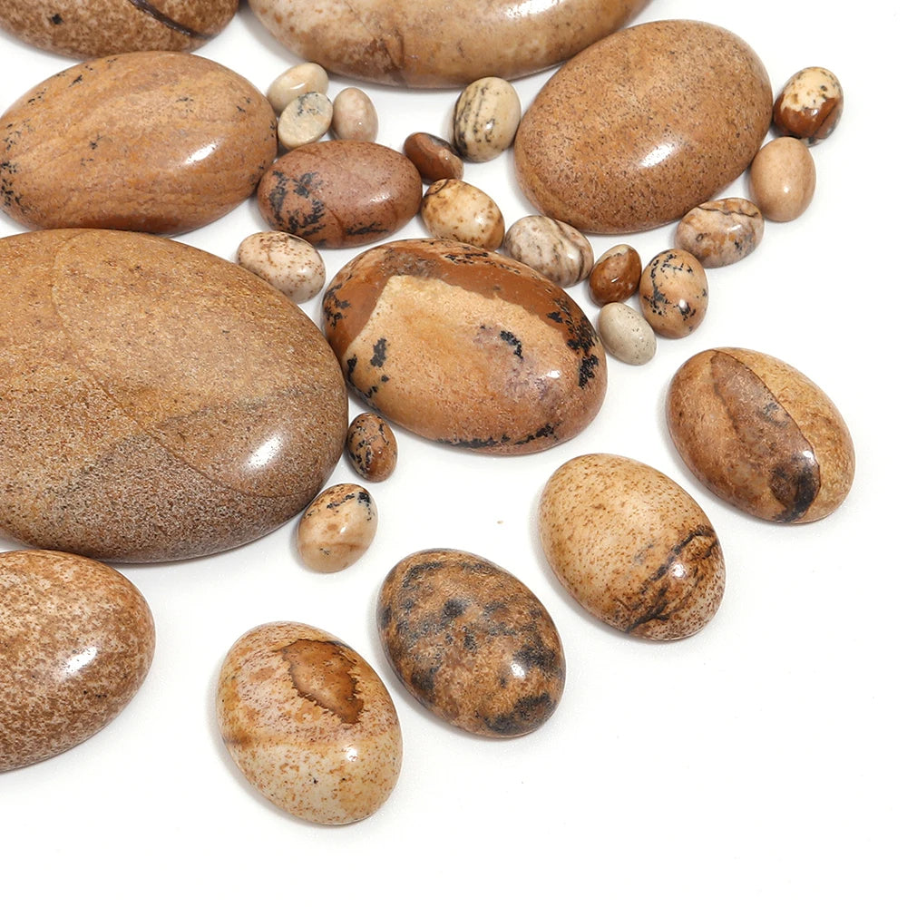 Natural Stone Oval Cabochons
