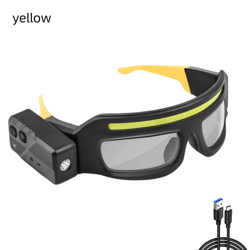 Rechargeable LED Headlamp Glasses