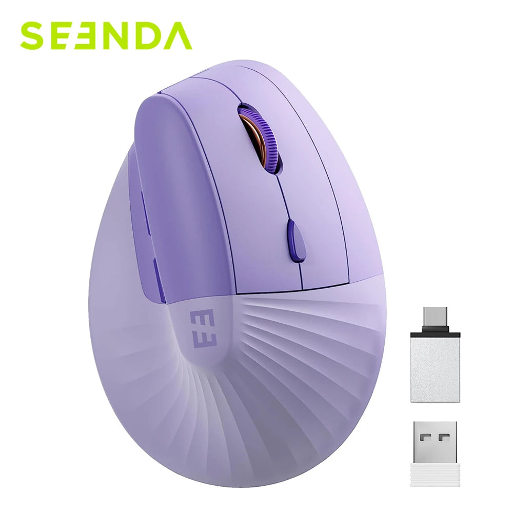 Seenda Rechargeable Vertical Wireless Mouse