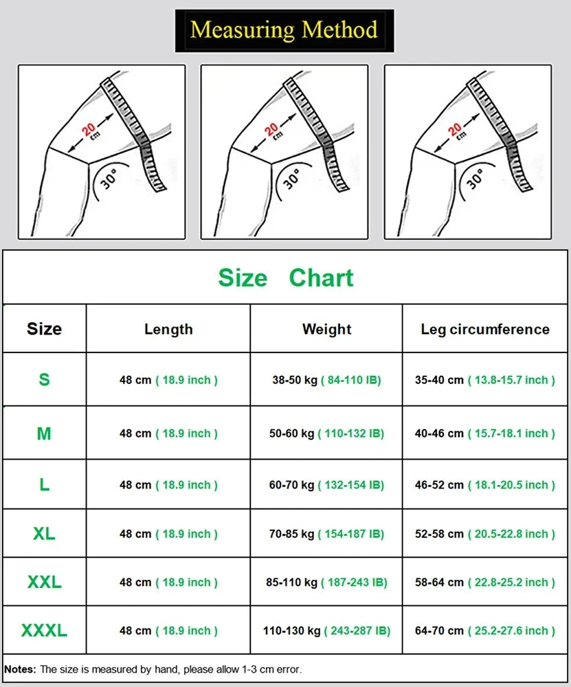 Long Leg and Knee Support Sleeve