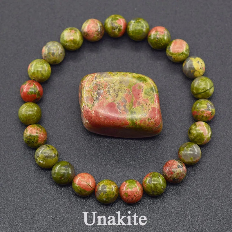 Natural Stone Bead Bracelet Collection