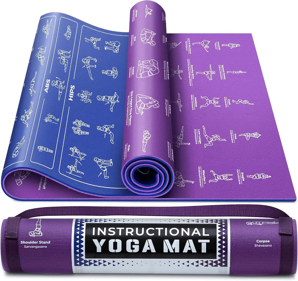 Illustrated Non-Toxic Yoga Mat