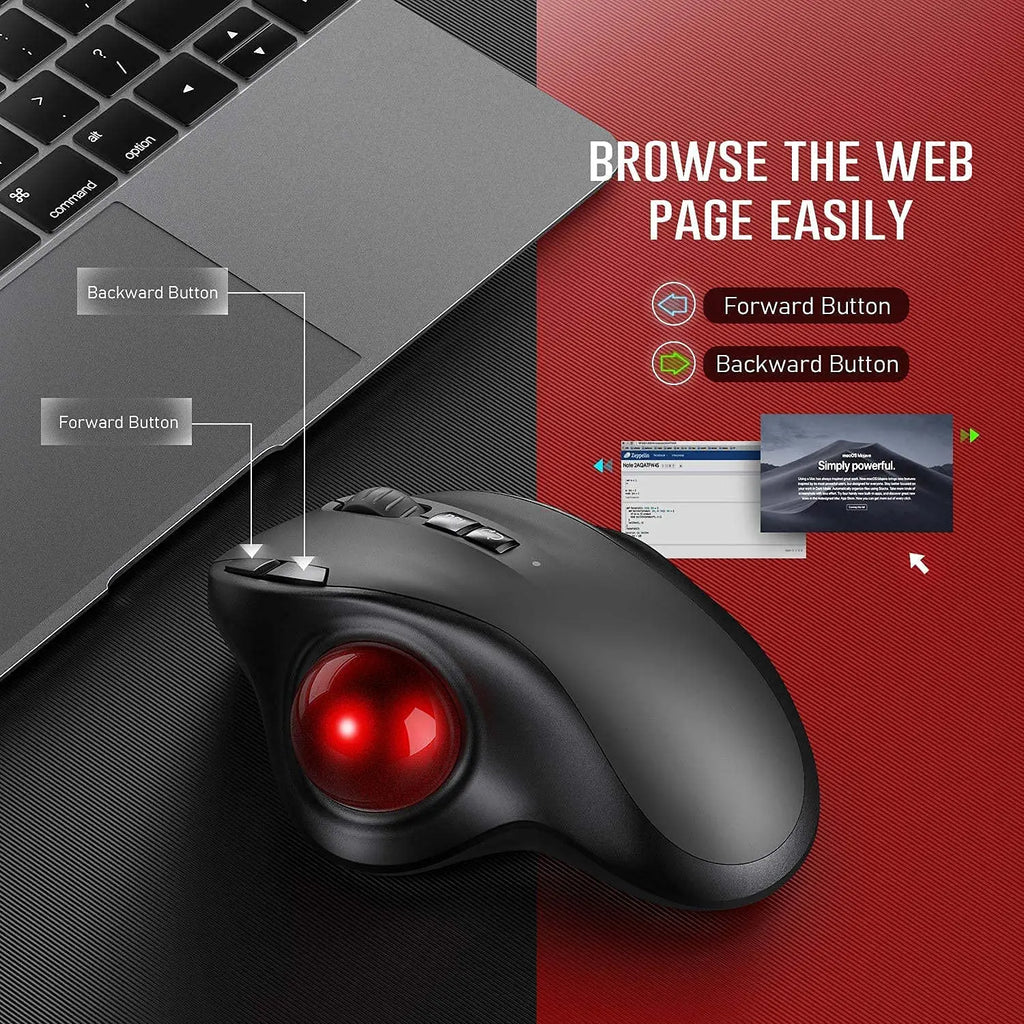 Seenda Trackball Wireless Mouse