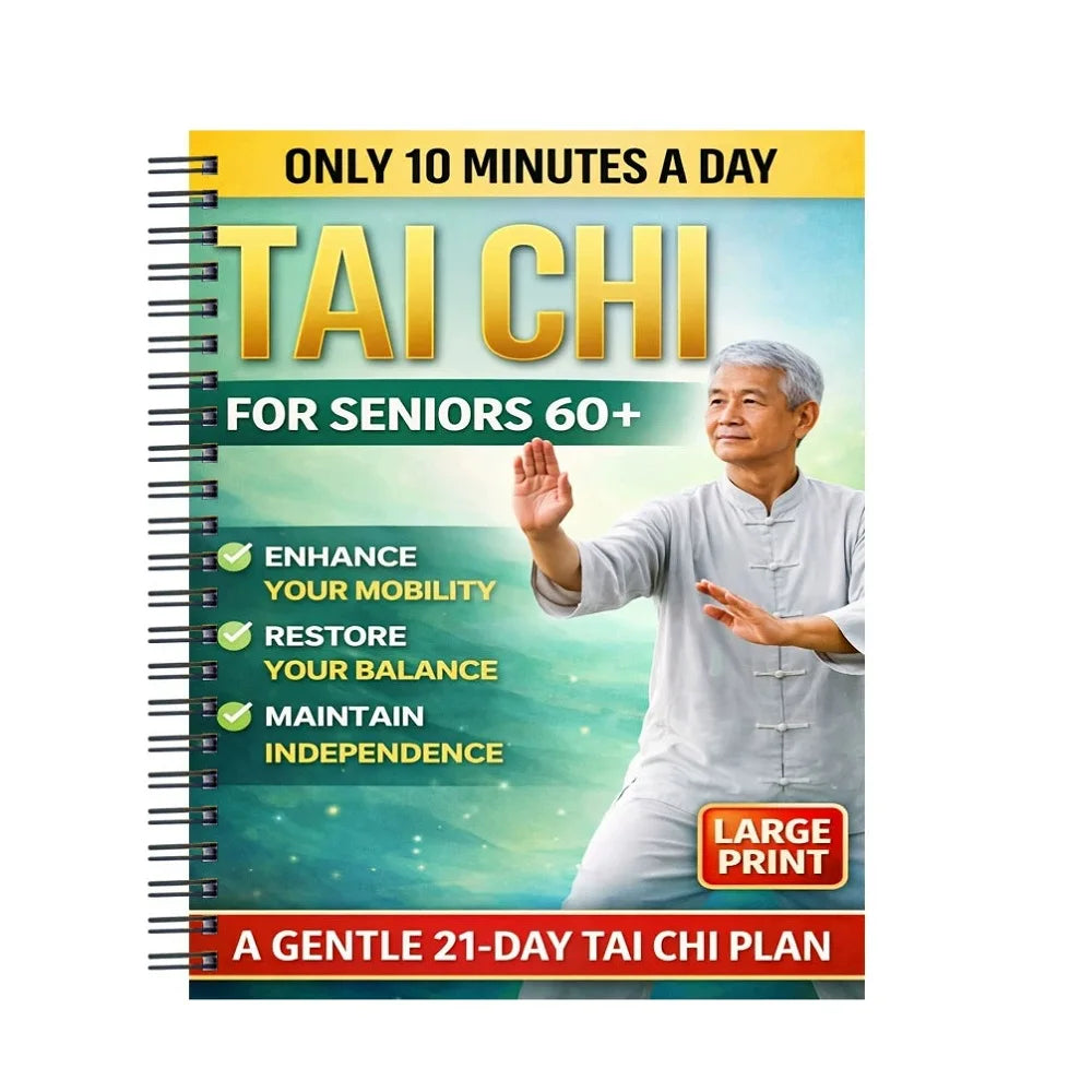 28-Day Tai Chi Challenge for Seniors: 10 Minutes Daily, Easy Walking Program.