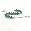 Green Beaded Tasbih Bracelet