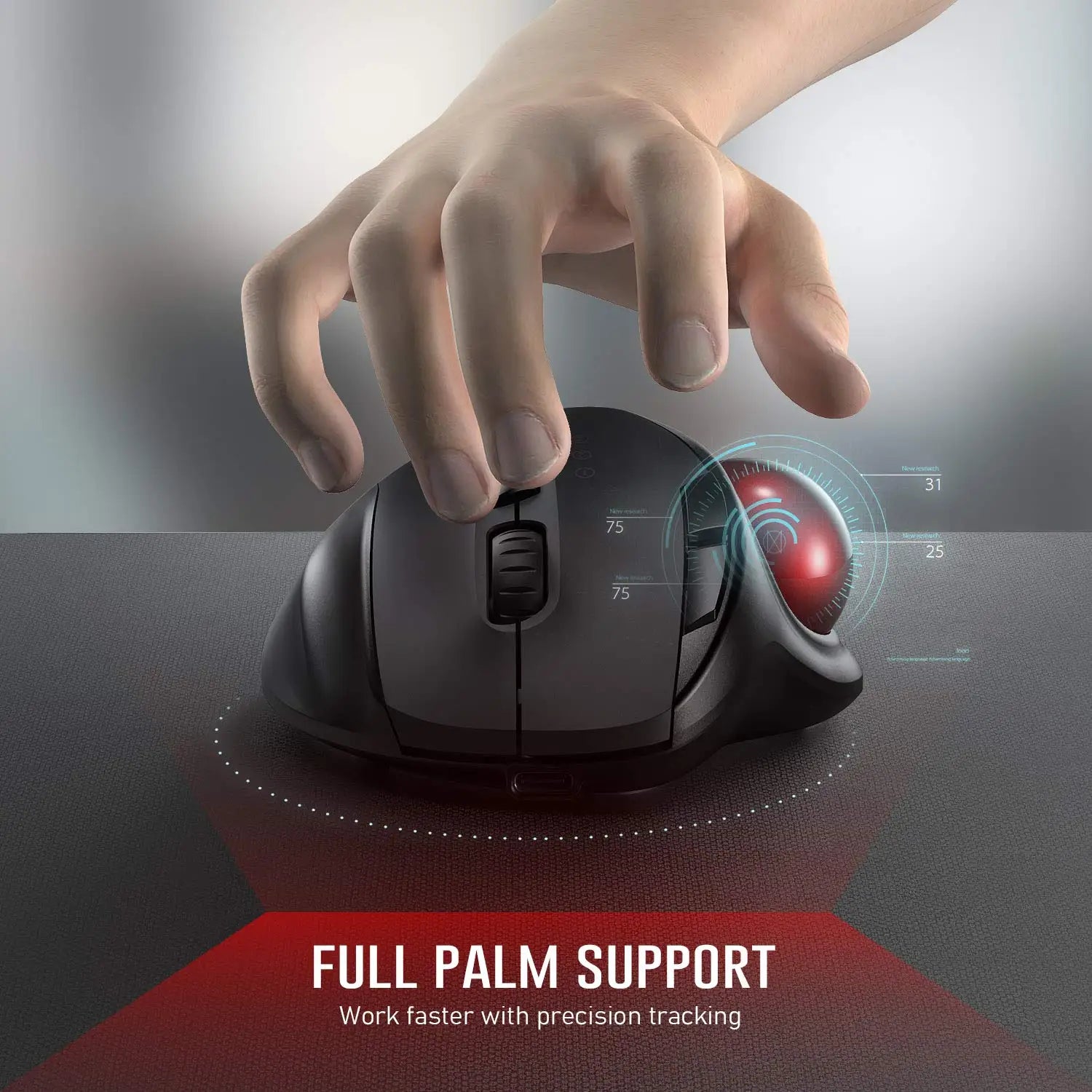 Seenda Trackball Wireless Mouse