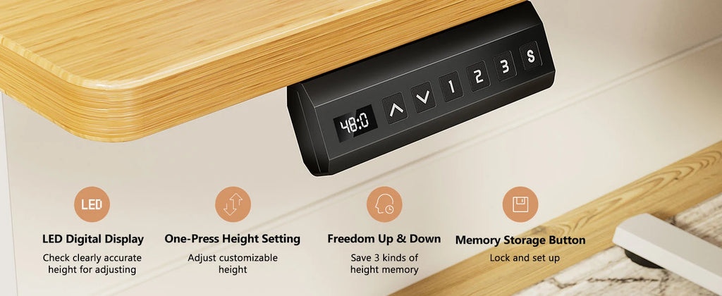 40 x 24 Inch Electric Standing Desk