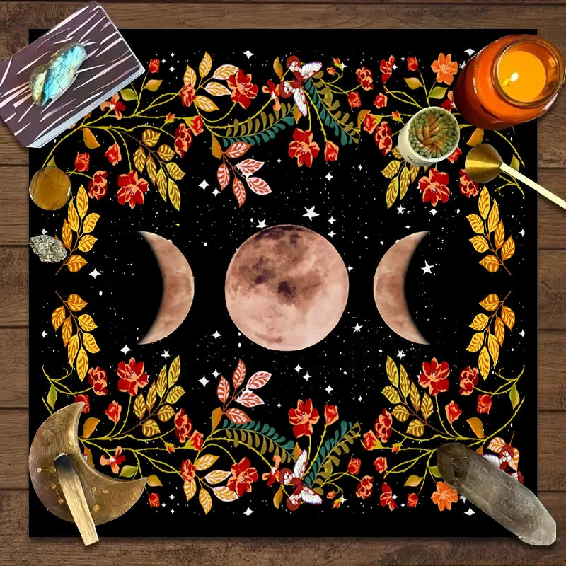 Moonlight Flower Tarot and Altar Table Cloth