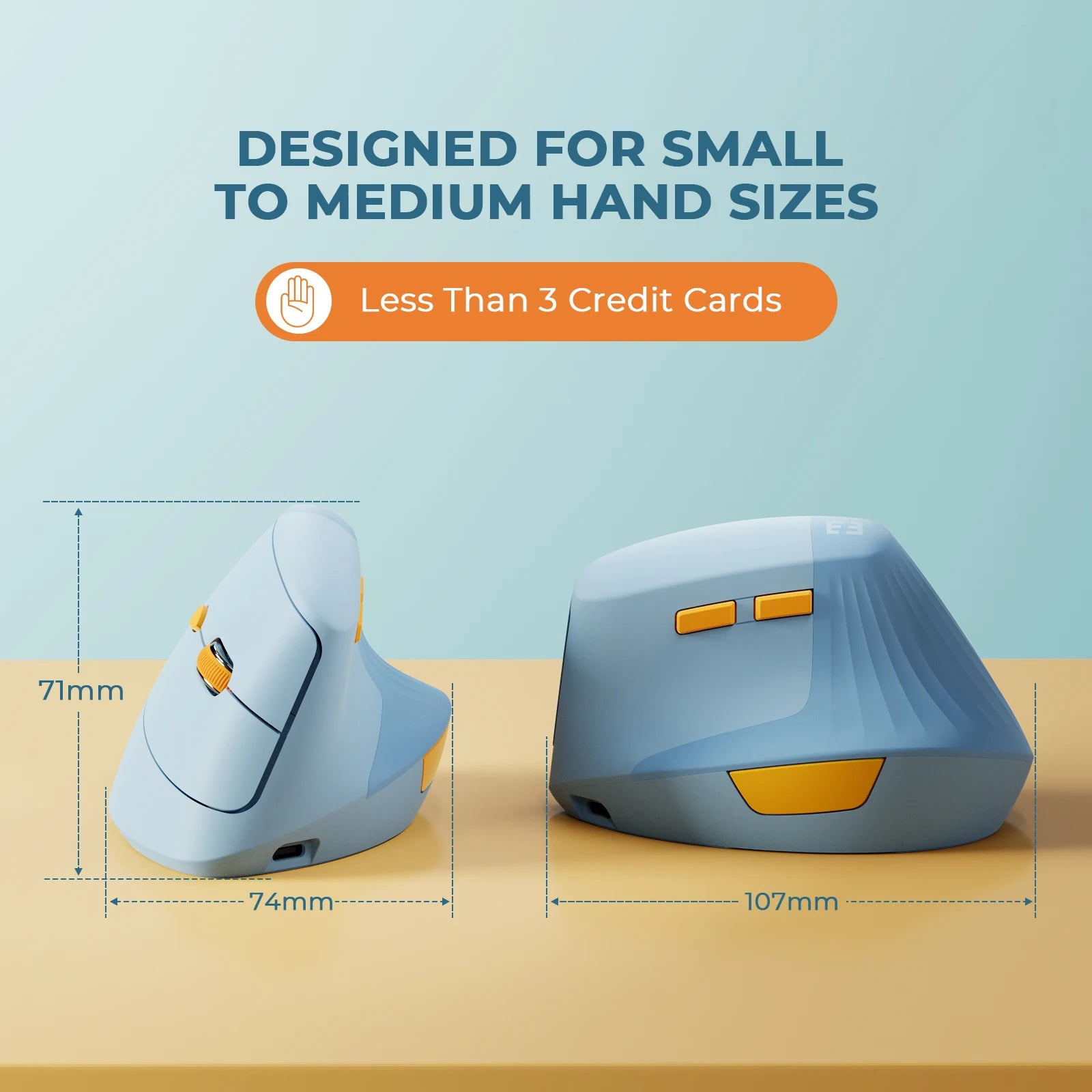Seenda Rechargeable Vertical Wireless Mouse