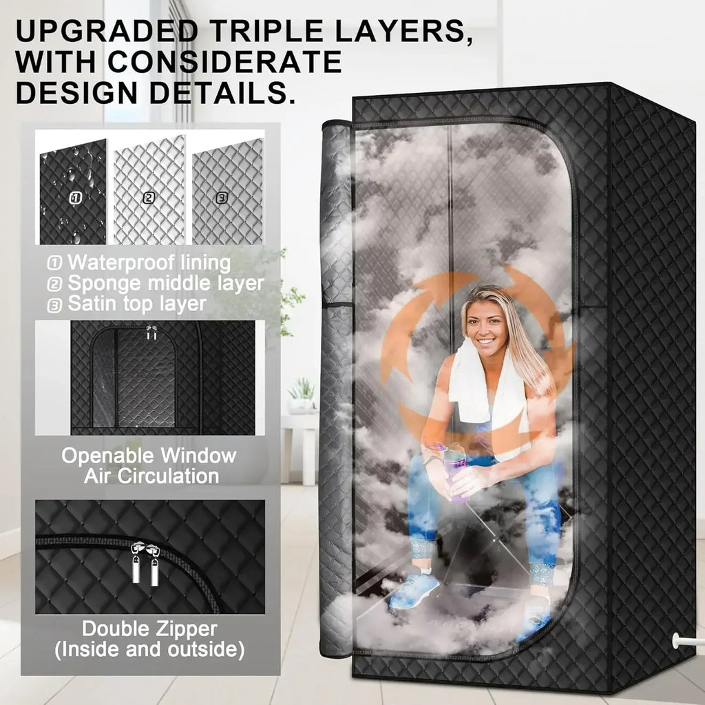 Portable Home Steam Sauna Box