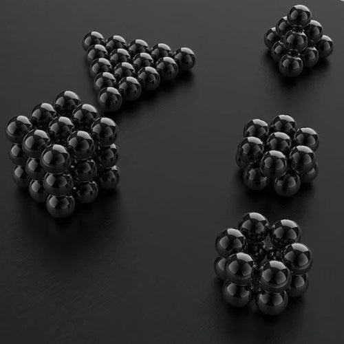 15 mm Black Magnetic Sphere Bead