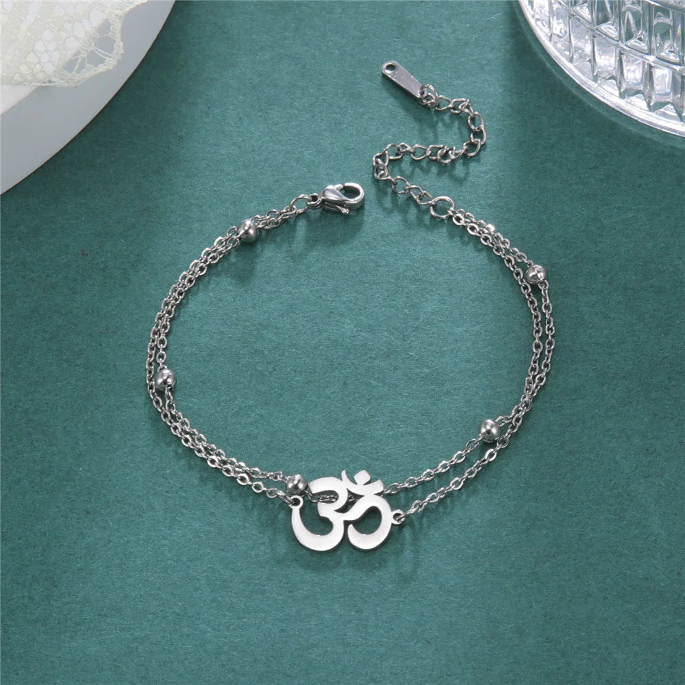 Stainless Steel OM Link Bracelet