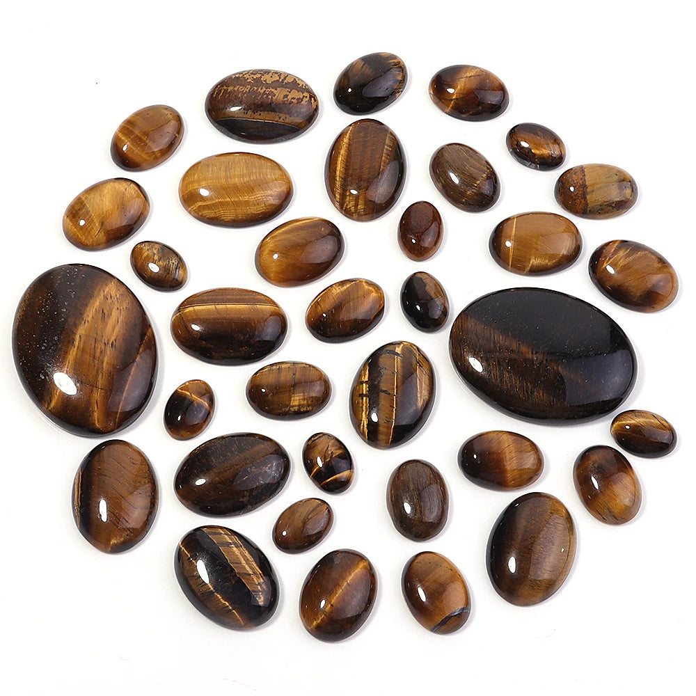 Natural Stone Oval Cabochons