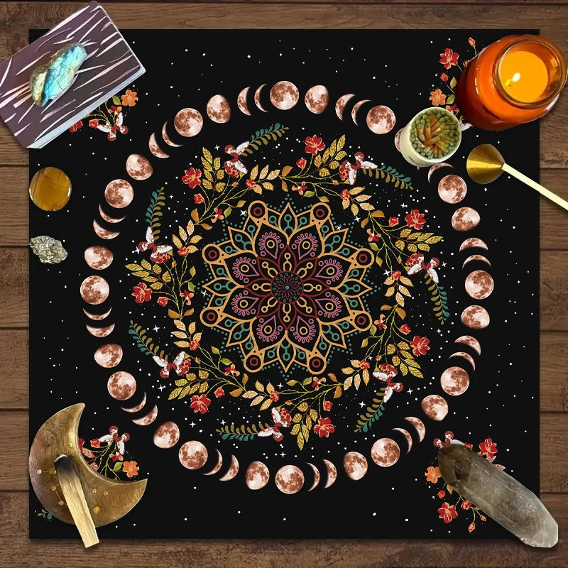 Moonlight Flower Tarot and Altar Table Cloth