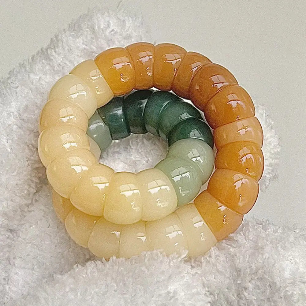 Bodhi Wood Beaded Stretch Bracelet
