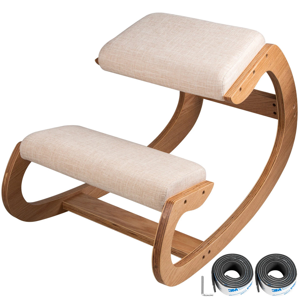 Ergonomic Kneeling Chair with Cushioned Seat
