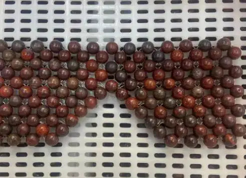 Natural Jade Eye Mask Healing Stone Woven Bead Eye Shade Cold Compress Massage Relieve Eye Fatigue Sleep Aid Eye Care Tools