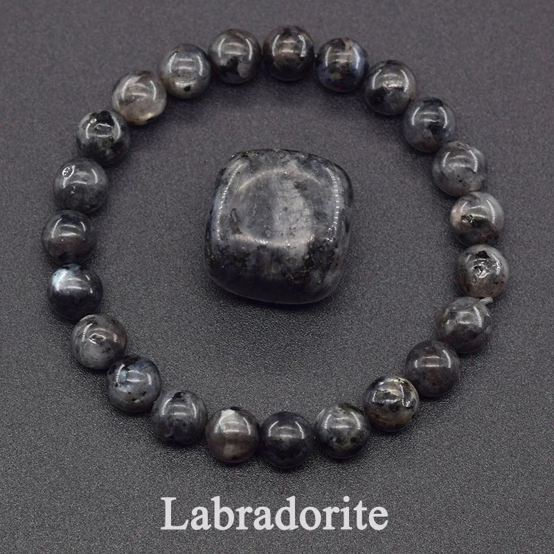 Natural Stone Bead Bracelet Collection