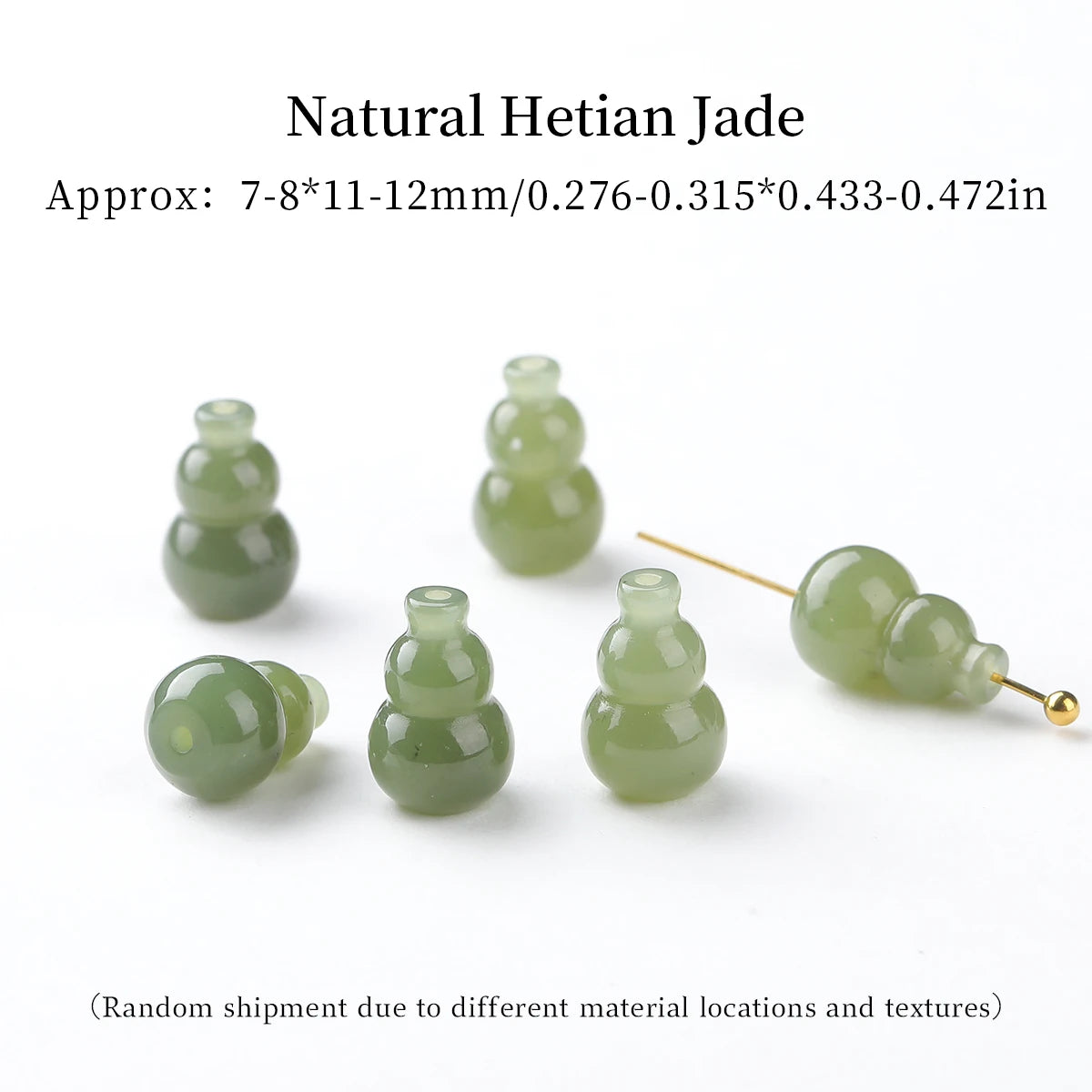 Natural Hetian Jade Pixiu Buddha Bead