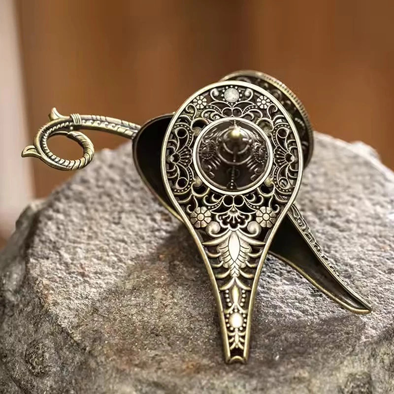 Antique-Style Metal Incense Burner