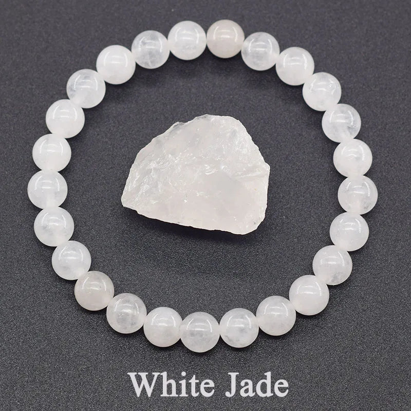 Natural Stone Bead Bracelet Collection