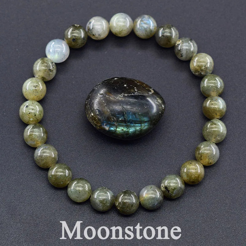 Natural Stone Bead Bracelet Collection