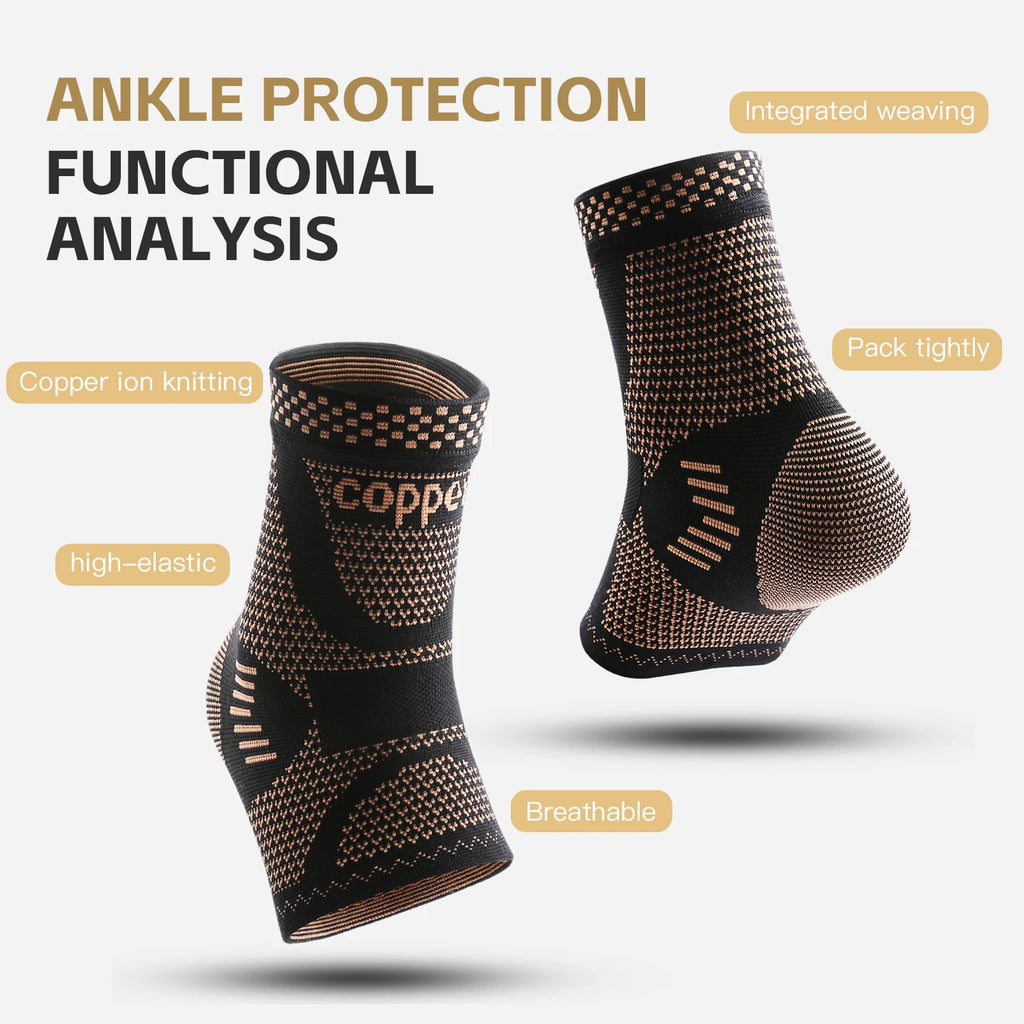 Copper-Infused Ankle Support Sleeve