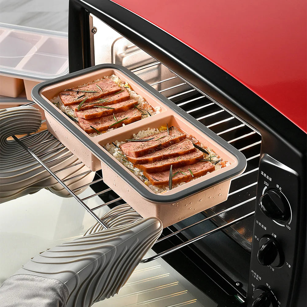 Large Silicone Freezer Tray with Lid