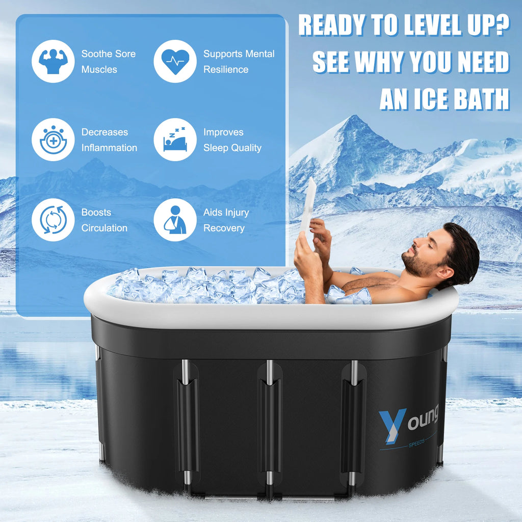 141-Gallon Foldable Cold Plunge Tub