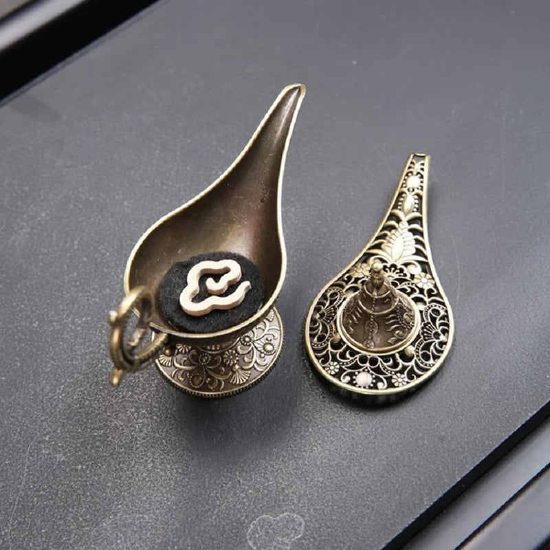 Antique-Style Metal Incense Burner