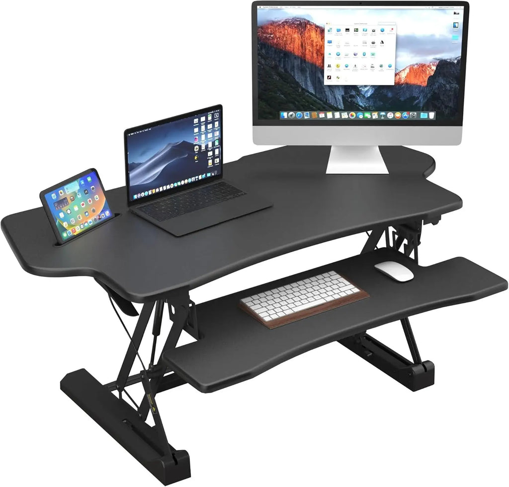 48-Inch Wide Sit-Stand Desk Riser