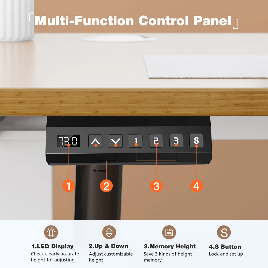 40 x 24 Inch Electric Standing Desk
