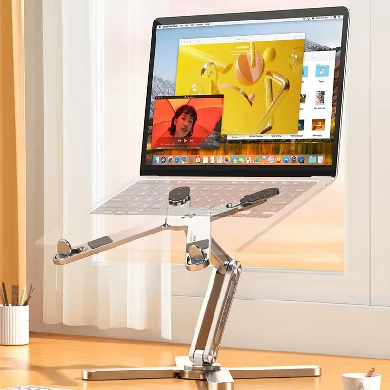 Foldable 360-Degree Rotating Laptop Stand
