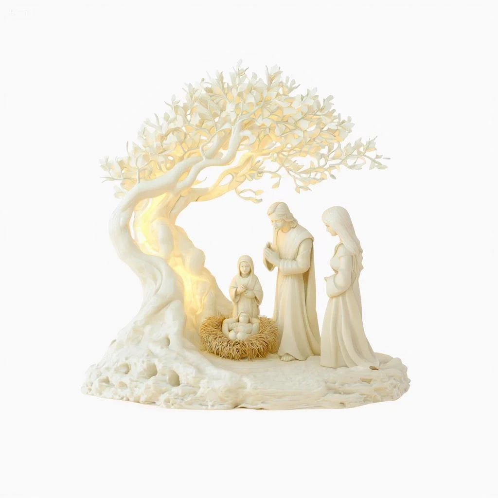 Moonlight Prayer Desk Art Decor
