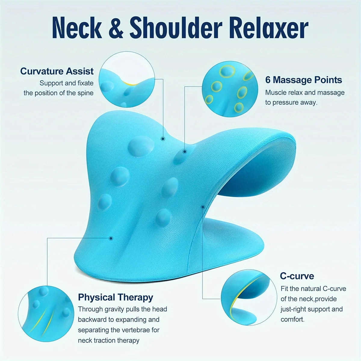 C-Shaped Neck and Shoulder Relaxer