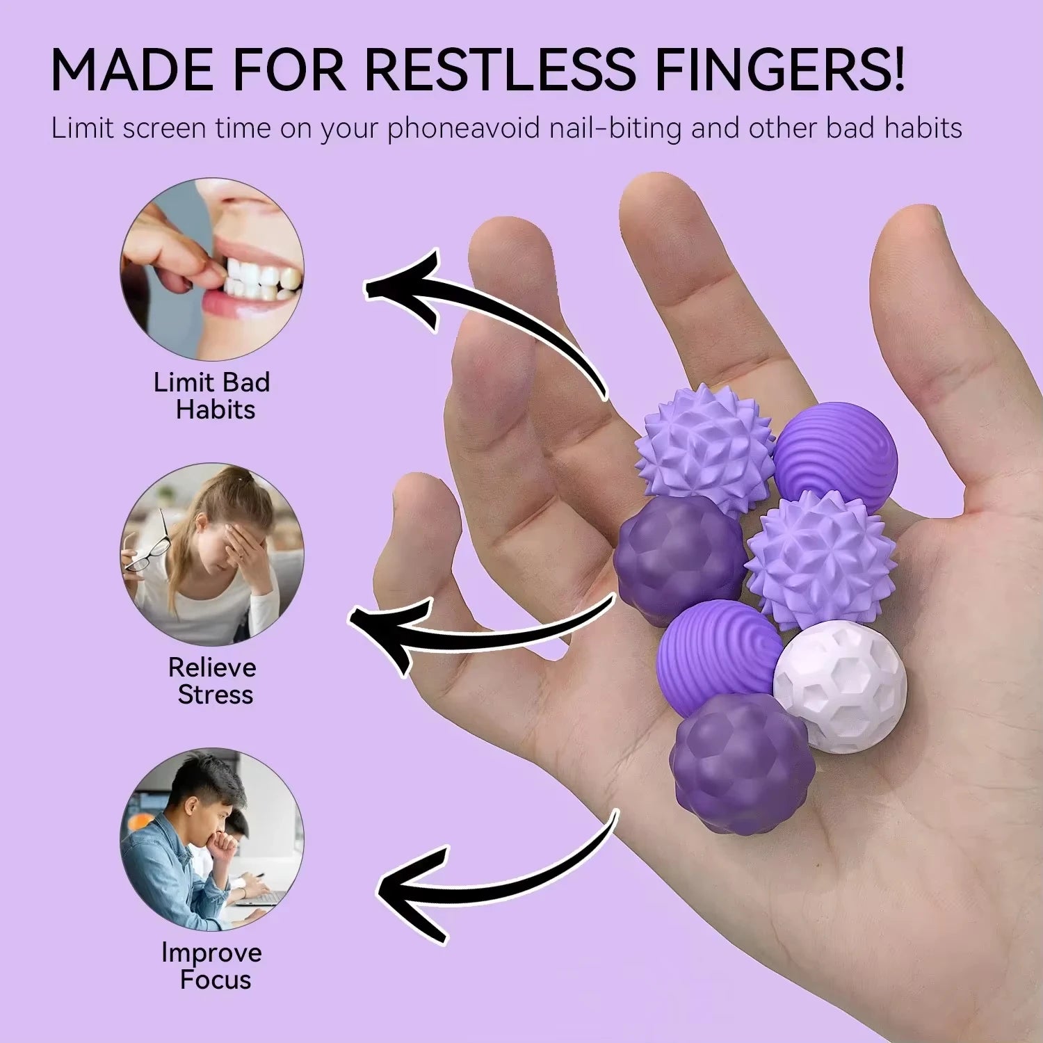 Magnetic EDC Fidget Toy for Stress Relief, Autism, and ADHD.
